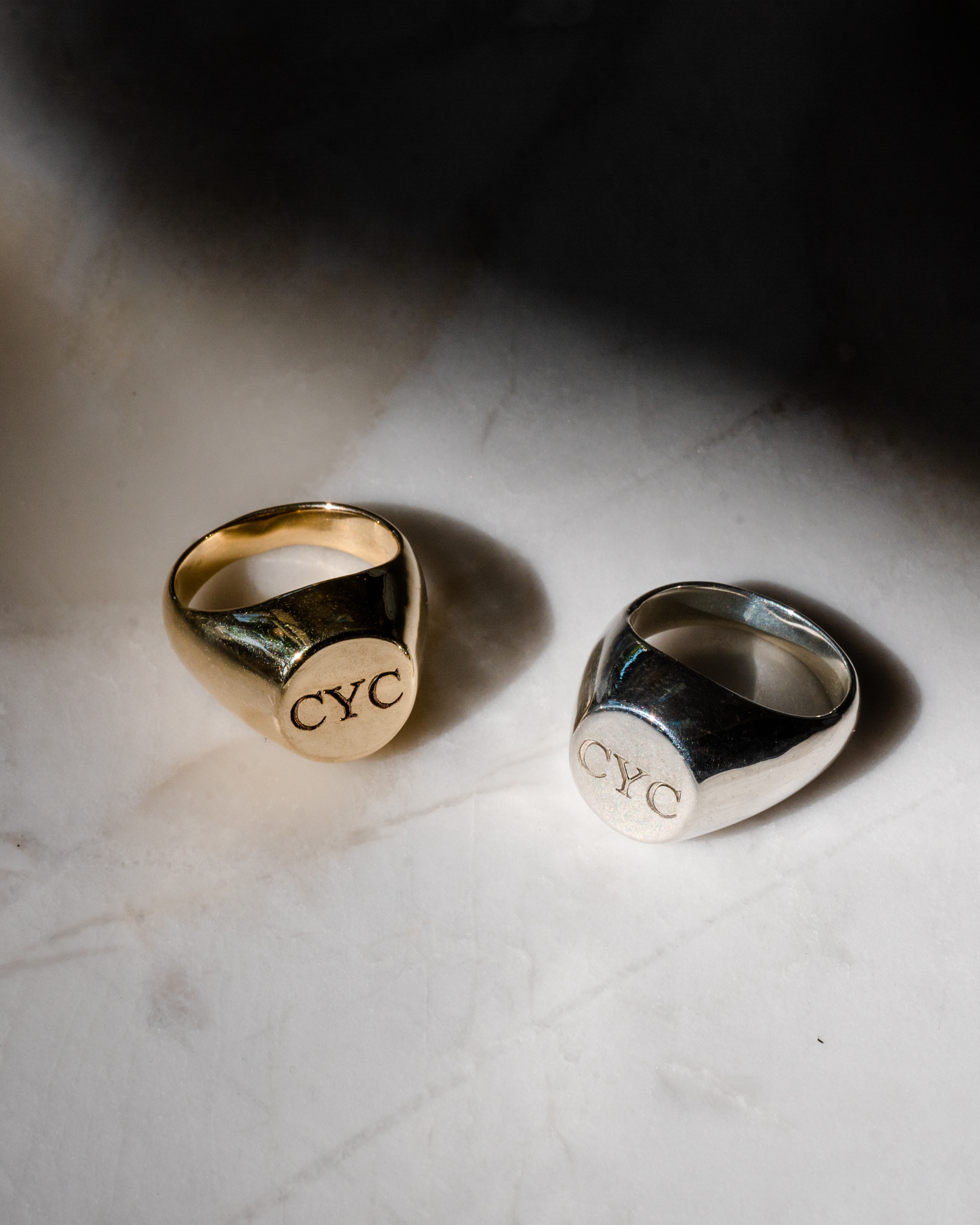Custom Signet Ring Sterling Silver