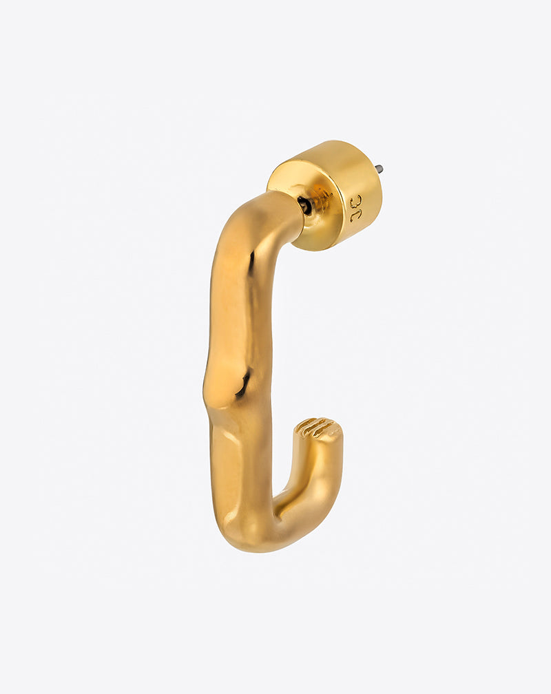 Single Heritage Huggie Earring