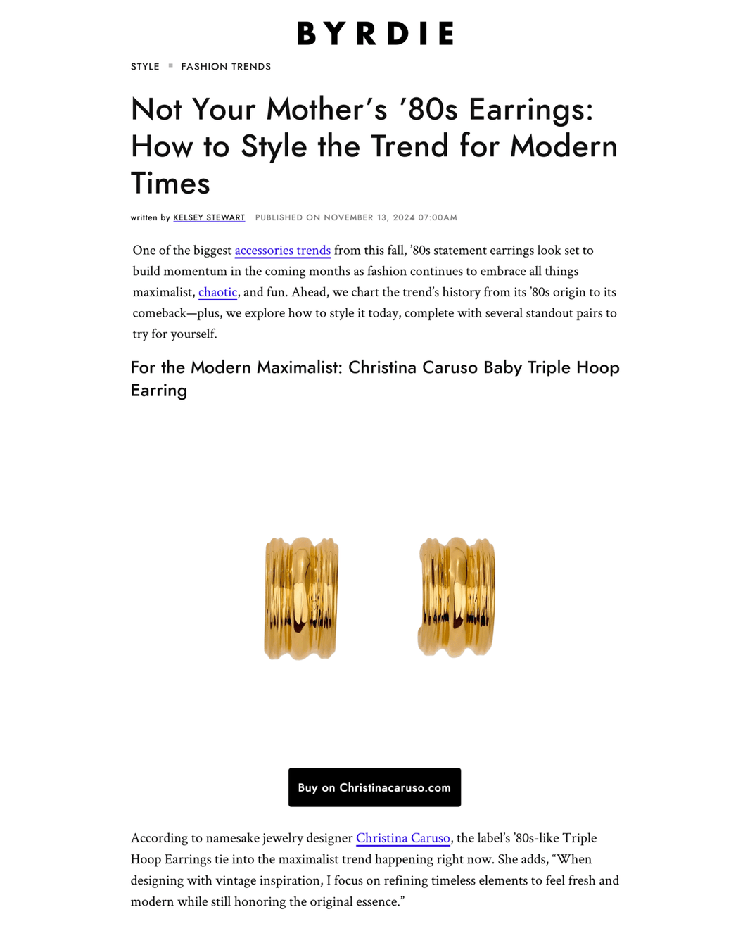 Byrdie.com - Christina Caruso