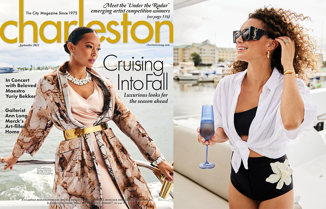 Charleston magazine featuring Christina Caruso Jewelry Design