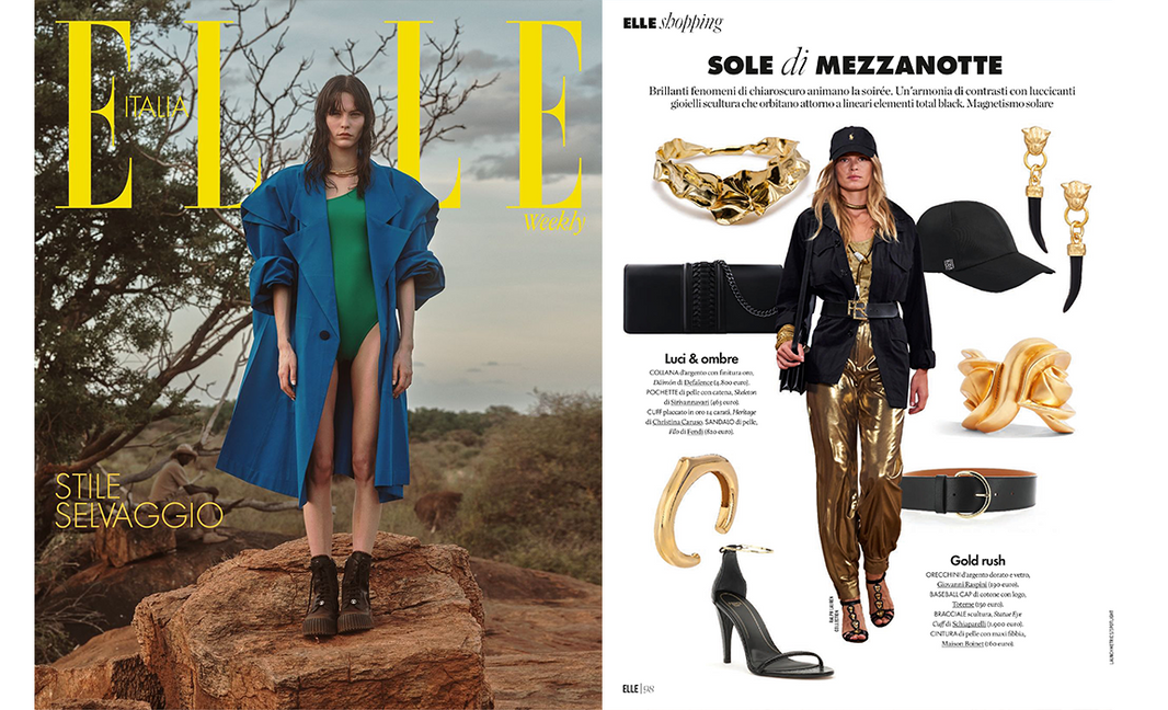 ELLE Italia Magazine featuring a Christina Caruso bracelet