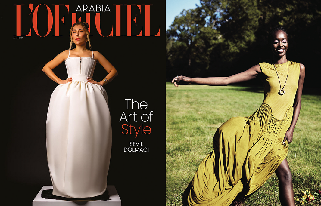 L'Officiel Arabia featuring Christina Caruso Organic Circle Pendant Necklace