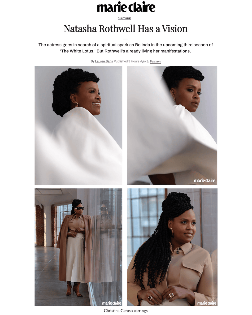 MarieClaire.com - Christina Caruso