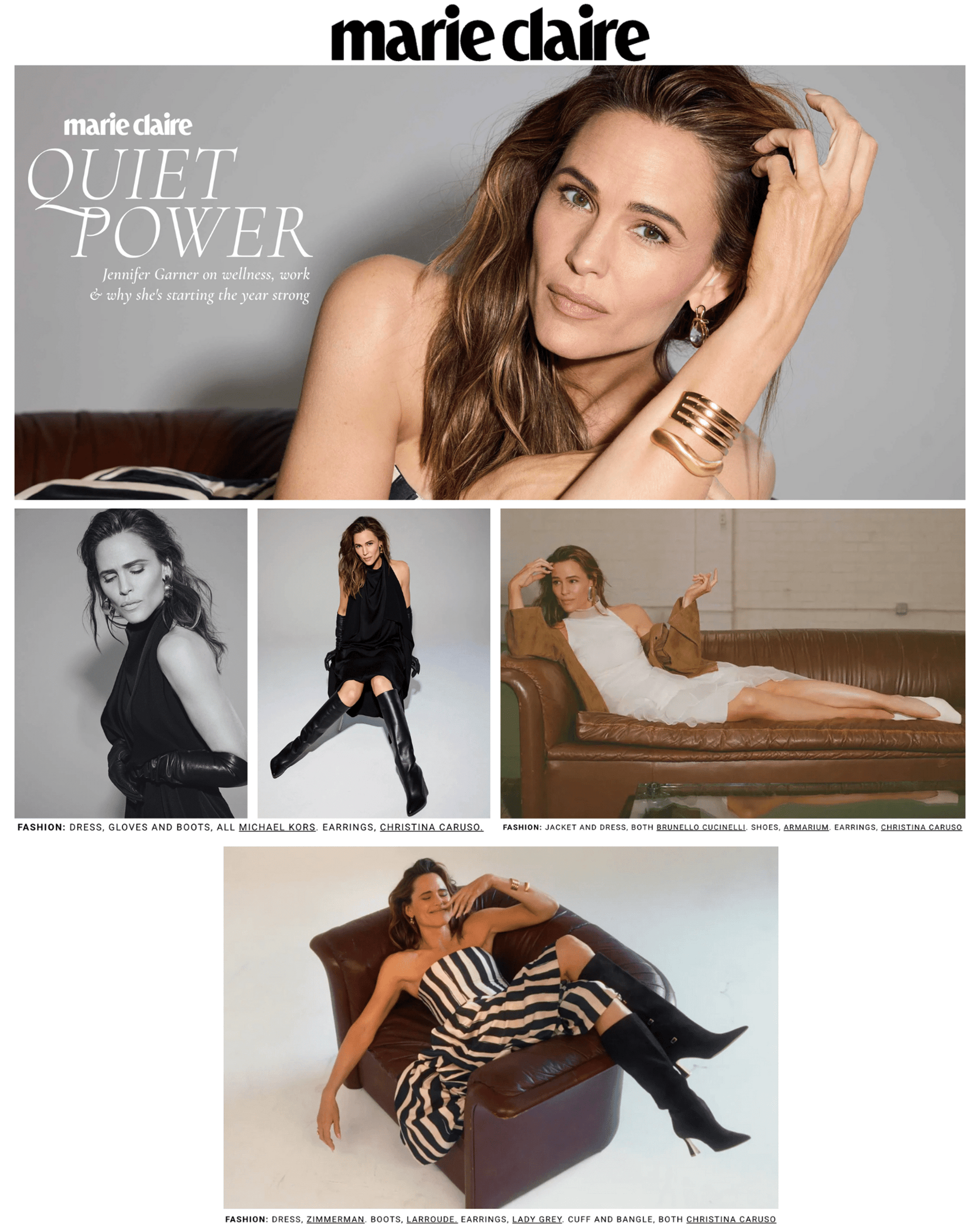 Marie Claire UK - Christina Caruso