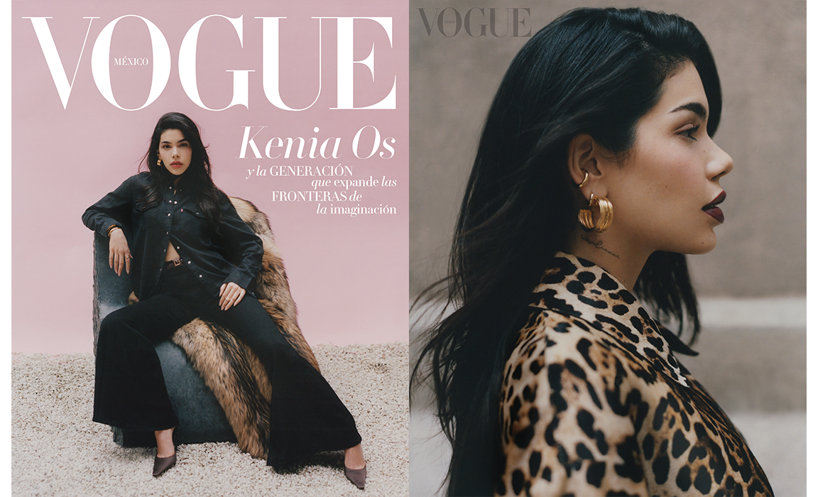 Vogue Mexico Magazine featuring a model wearing Christina Caruso jewelry