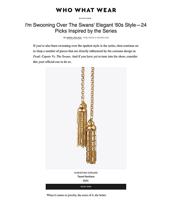WhoWhatWear.com - Christina Caruso