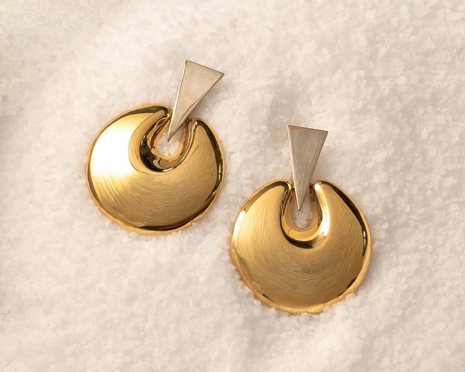 Deco Circle Earring Gold - Christina Caruso