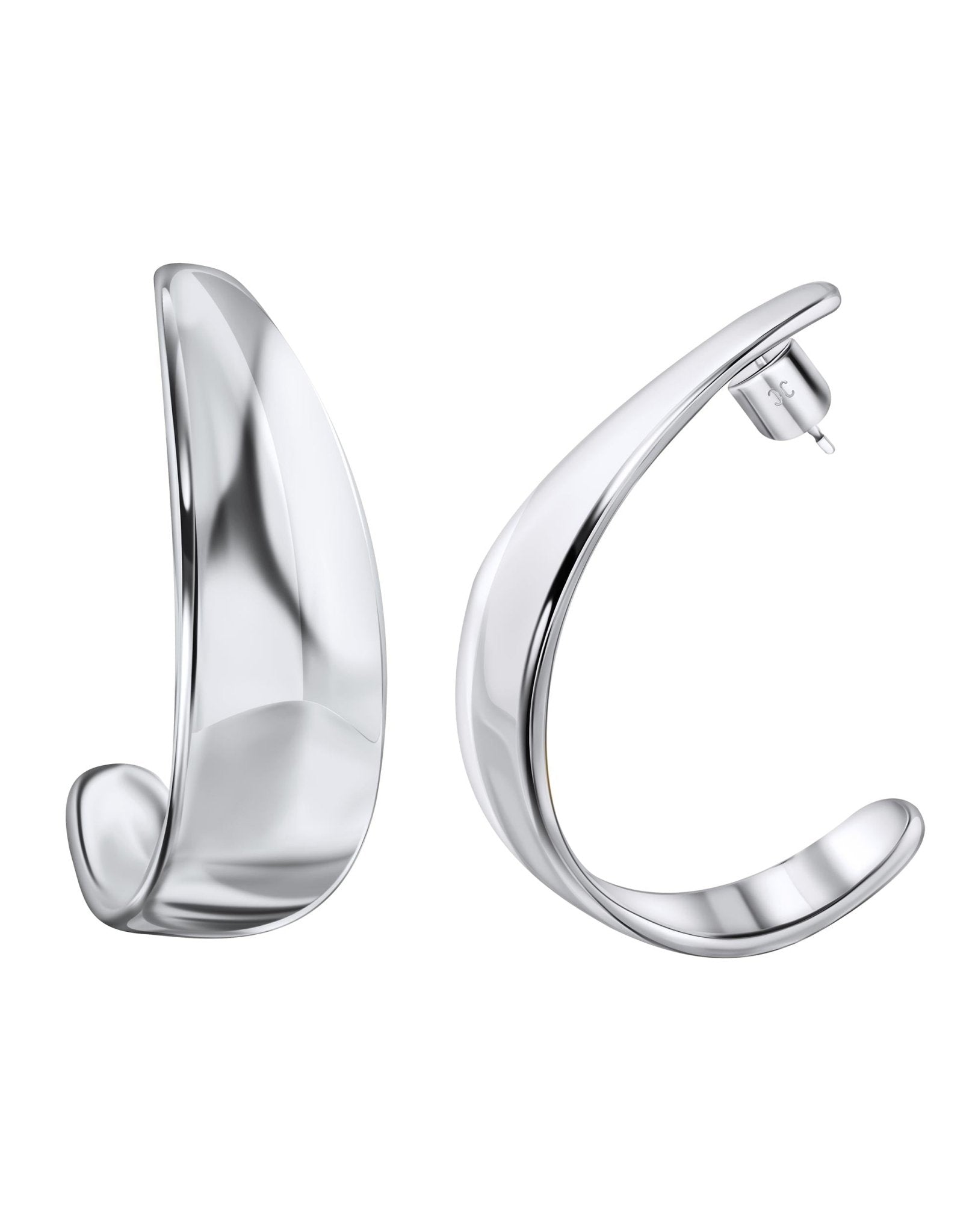 Petal Earring Rhodium (silver - tone) - Christina Caruso