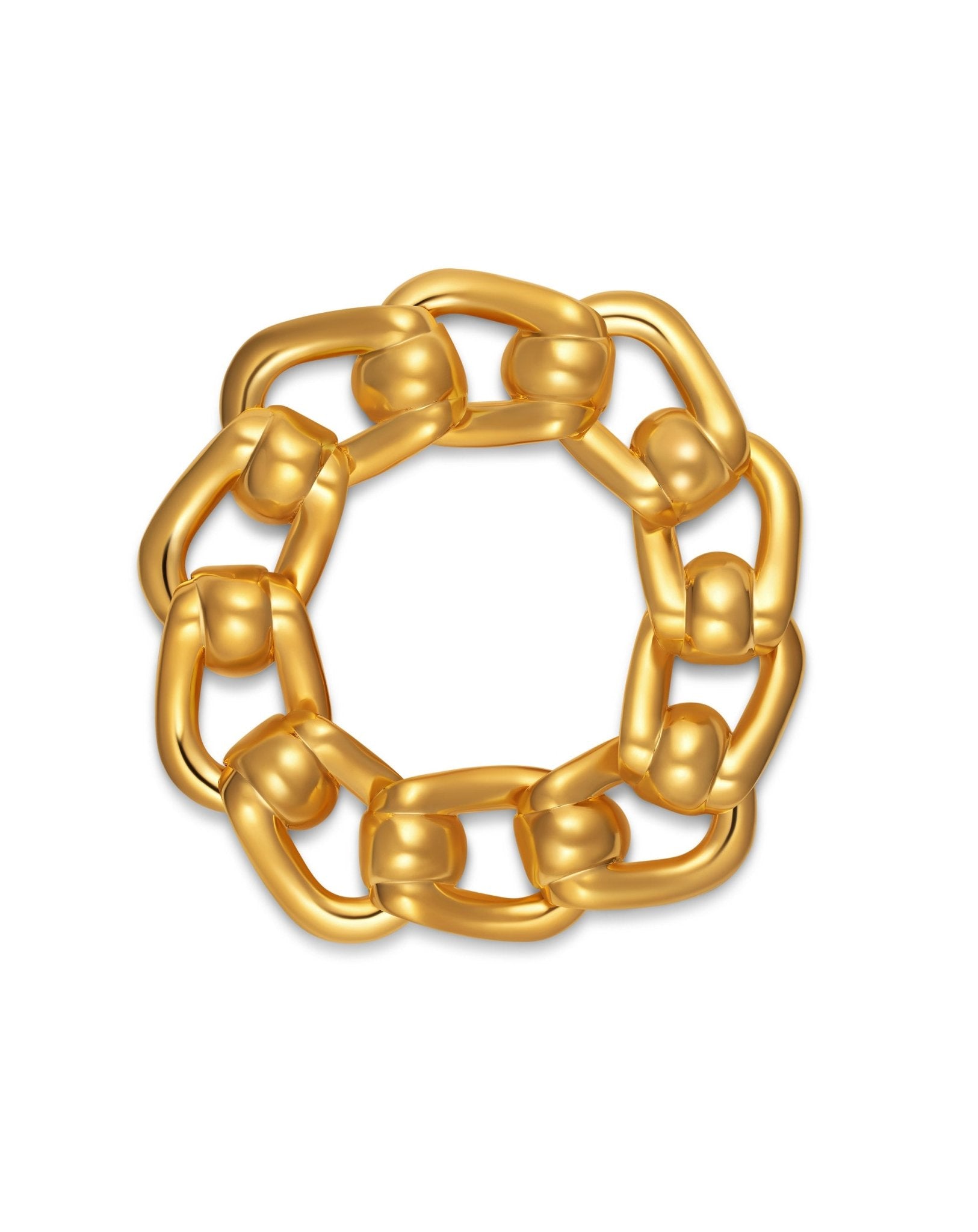 Horse Bit Link Bracelet Gold - Christina Caruso