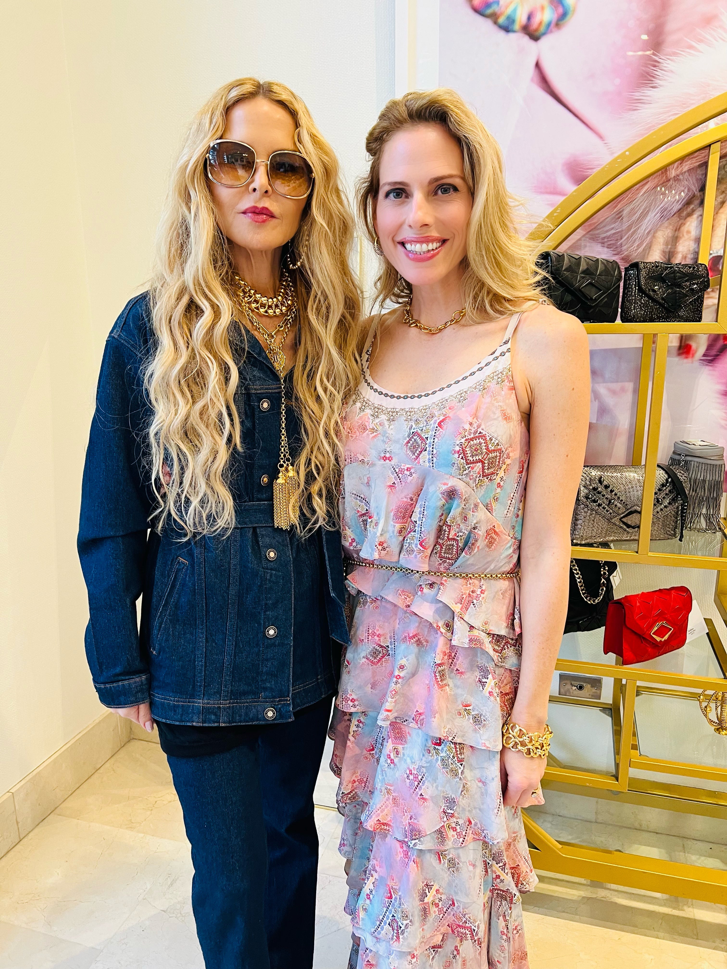 Rachel Zoe wearing Tassel Necklace