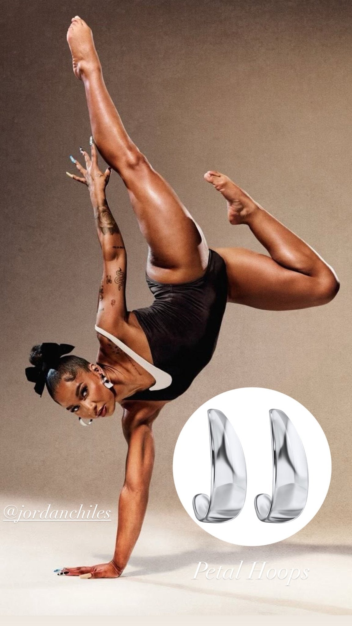 Petal Earring Rhodium (silver - tone) - Christina Caruso