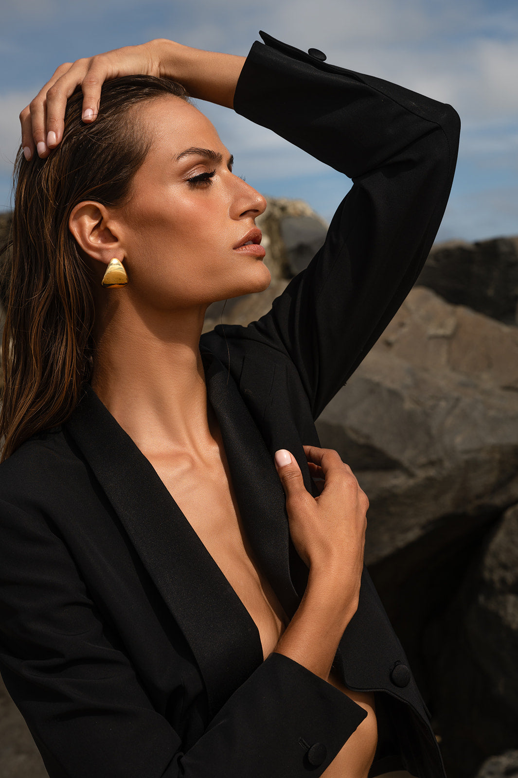 Sculpted Hoops