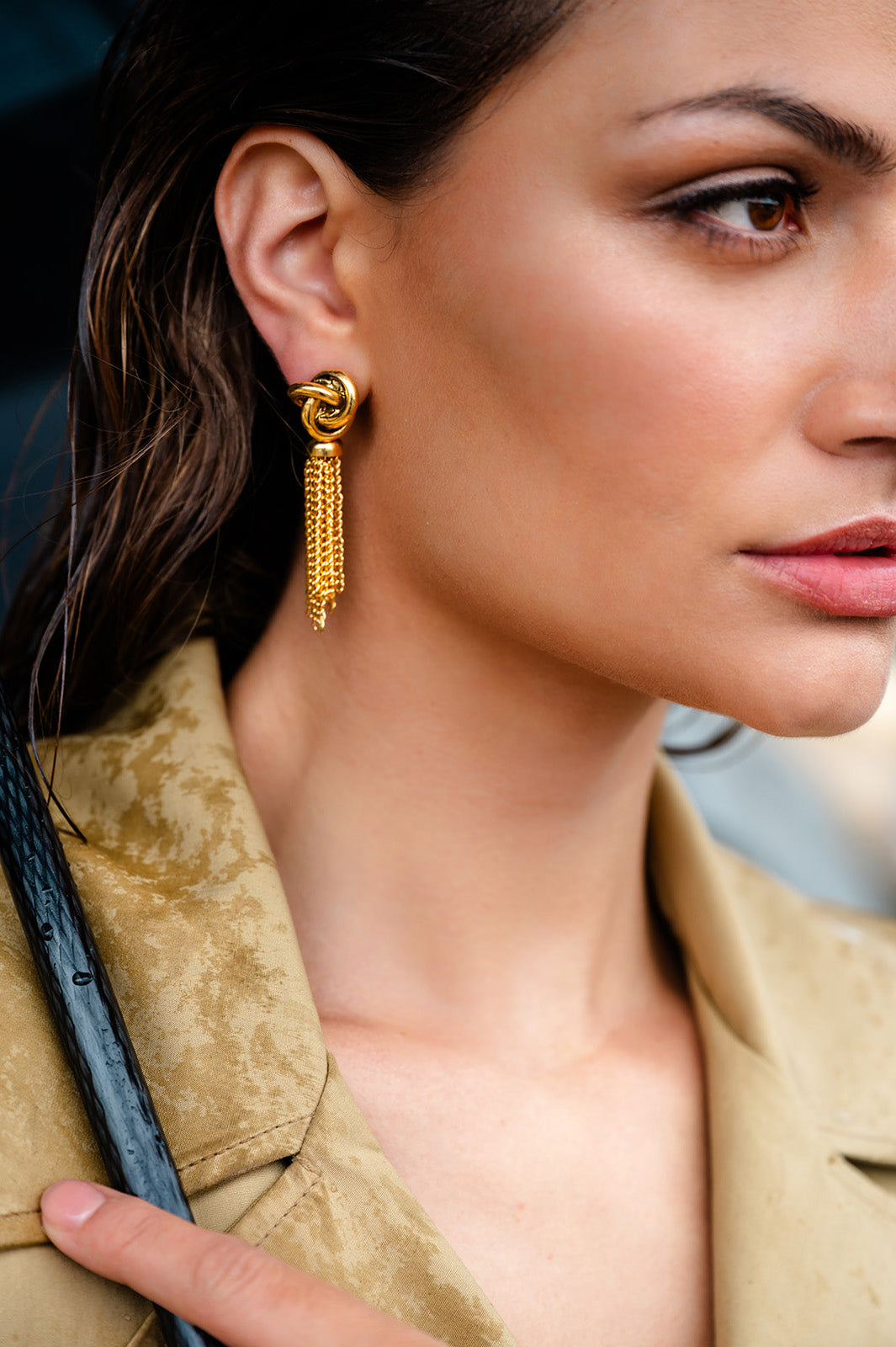 Knot Tassel Earring