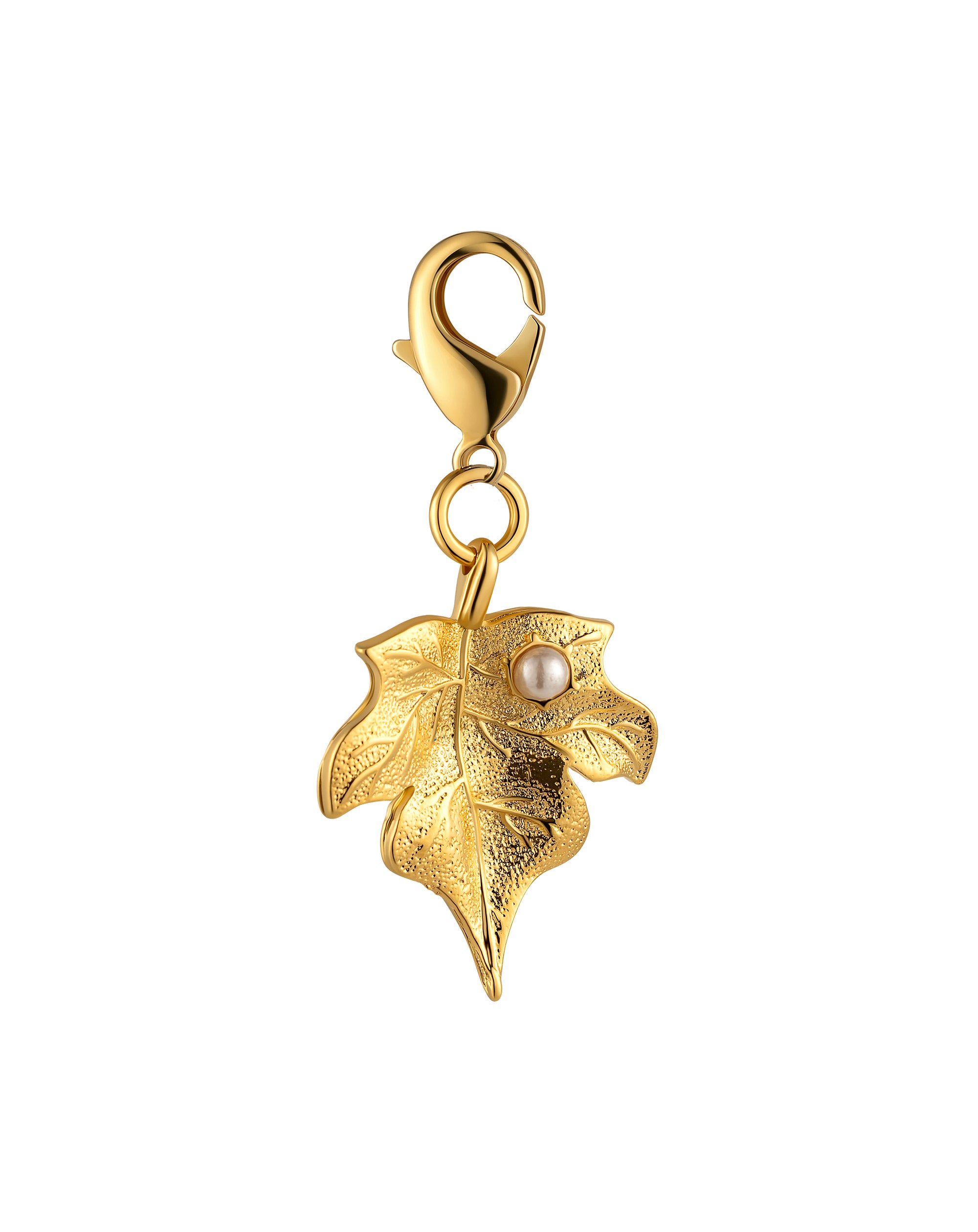 Gold leaf charm