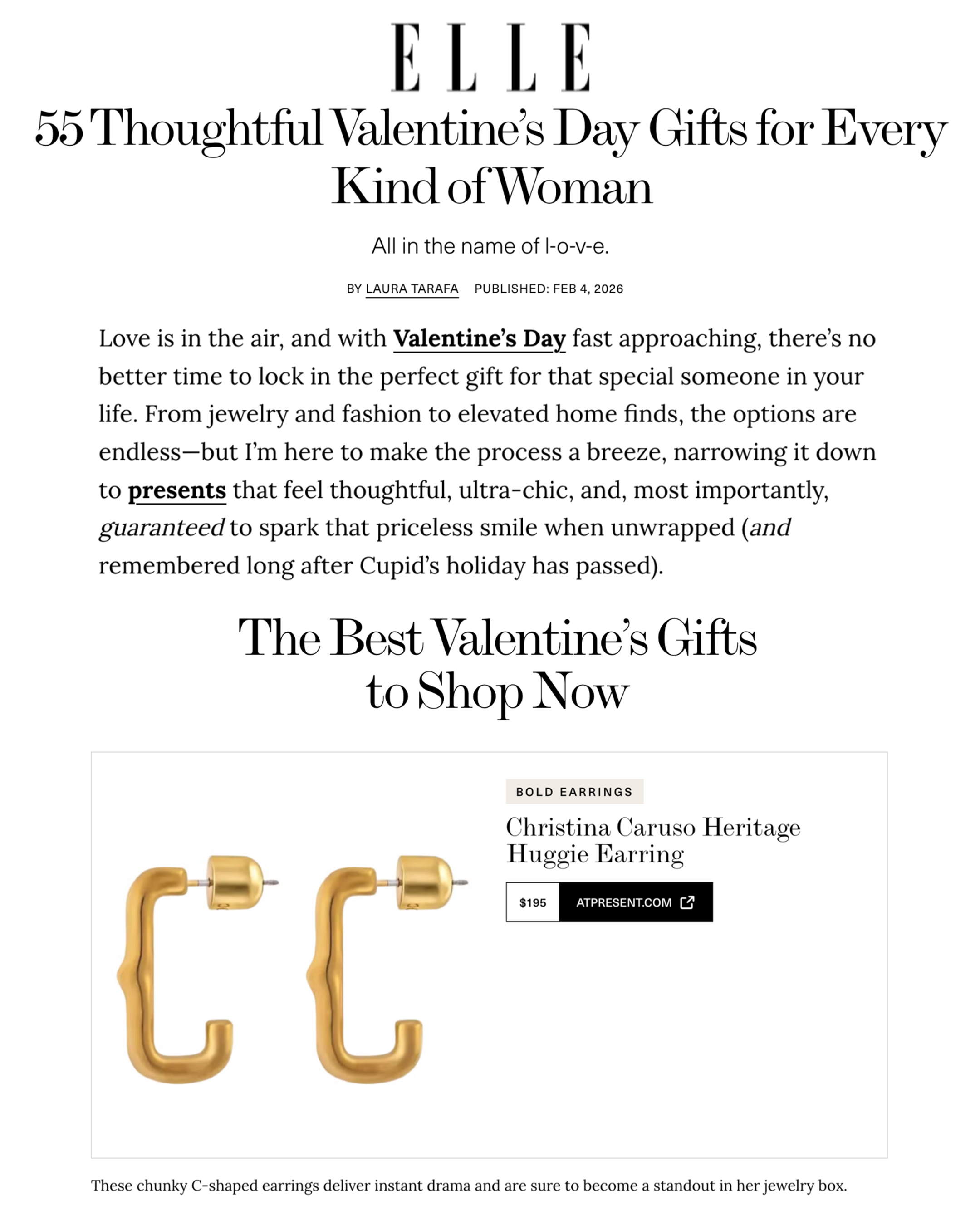 Heritage Huggie Earring