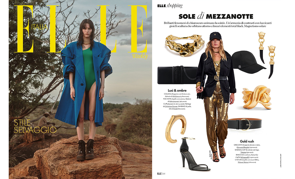 Elle Italia magazine featuring Heritage Cuff