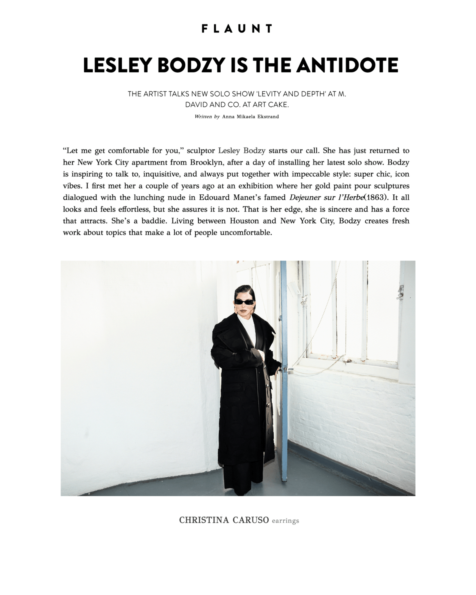 Oval Earring - Christina Caruso