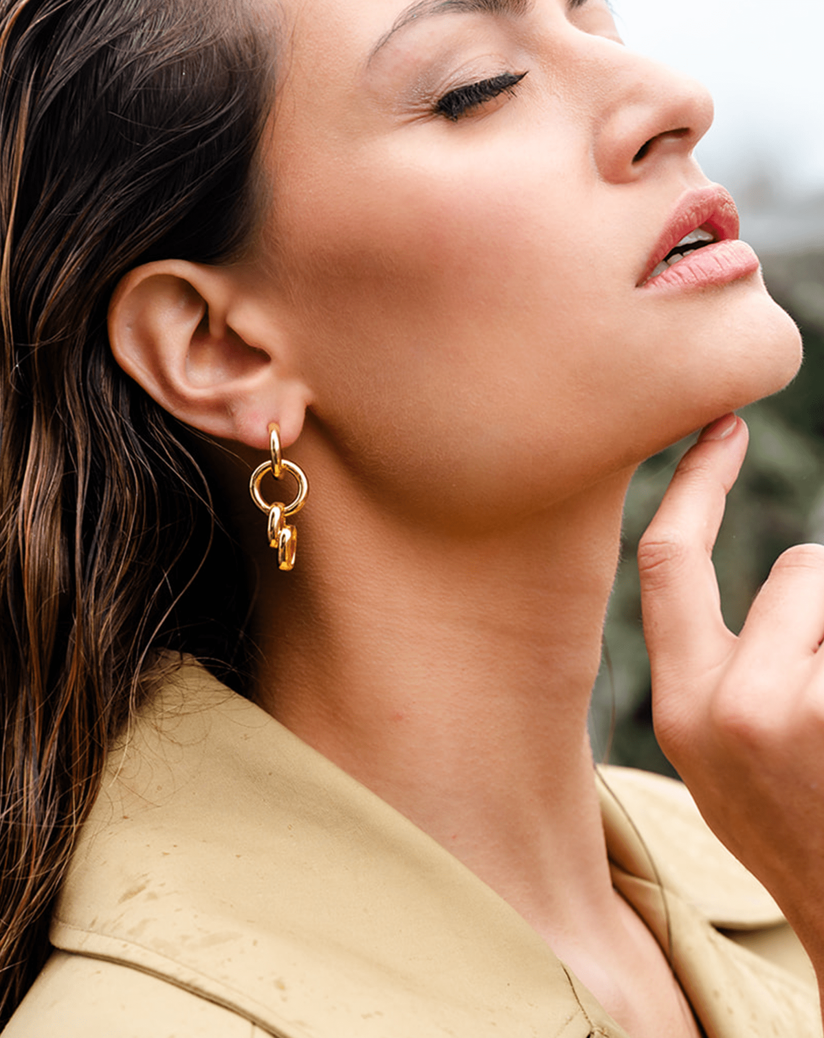 Italian Chain Earring - Christina Caruso