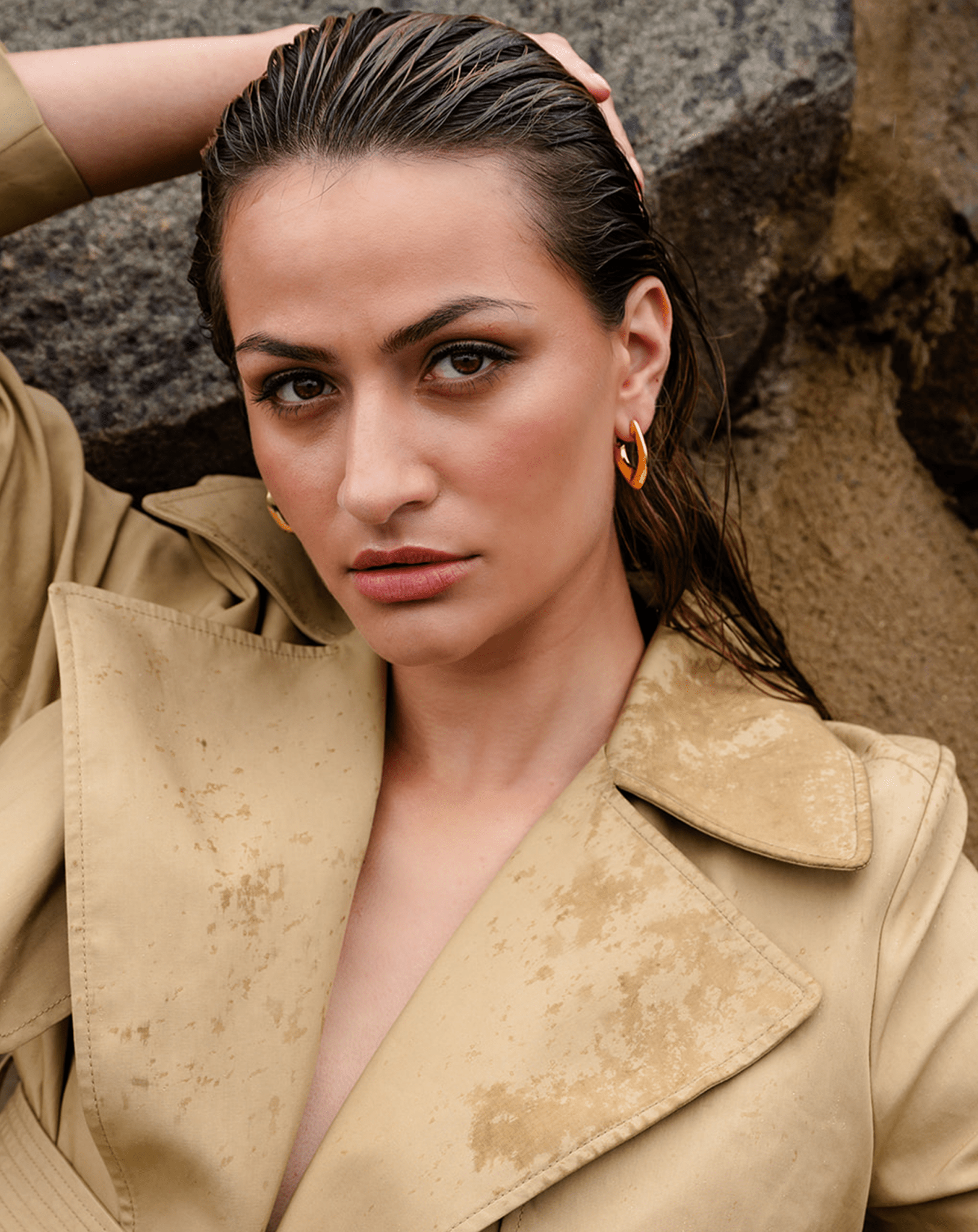 Organic Hoop Earring - Christina Caruso