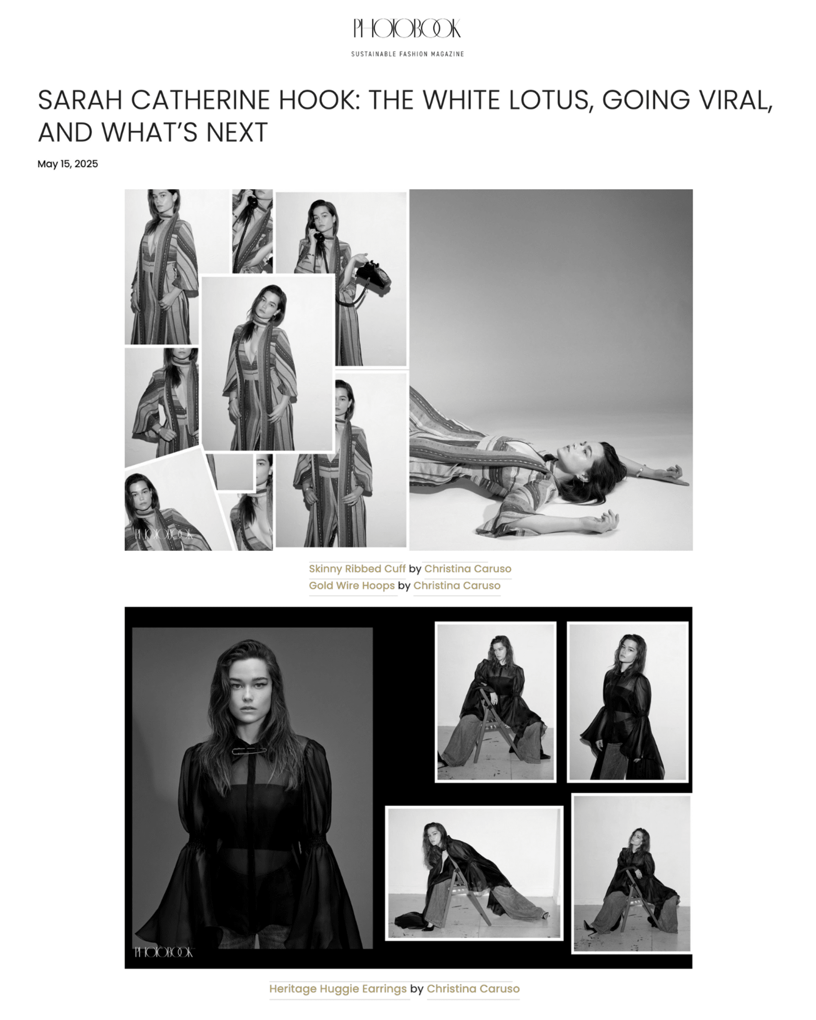 Skinny Ribbed Cuff - Christina Caruso