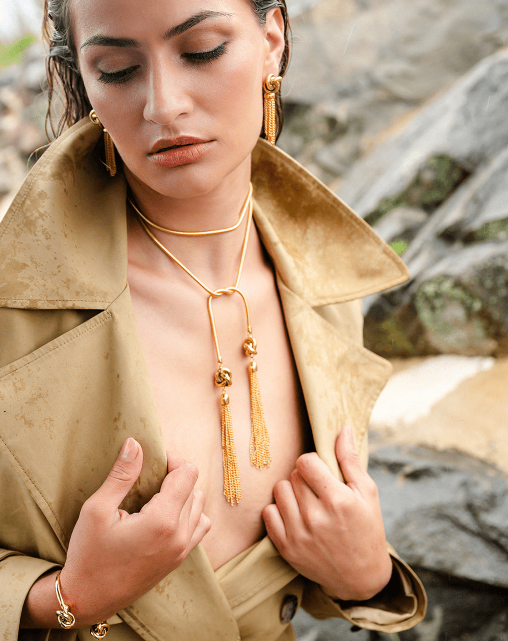 Tassel Knot Lariot - Christina Caruso