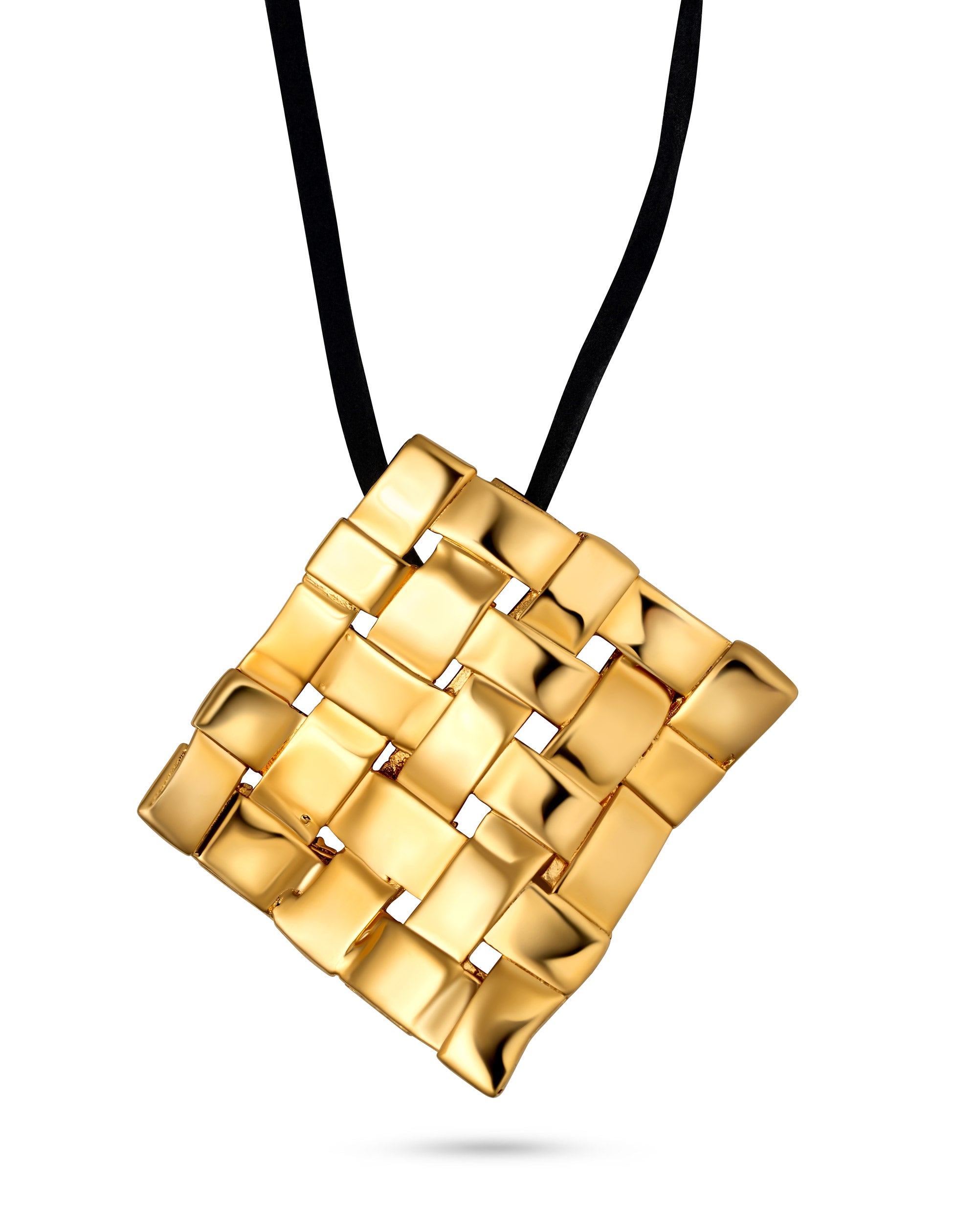 Woven Square Pendant