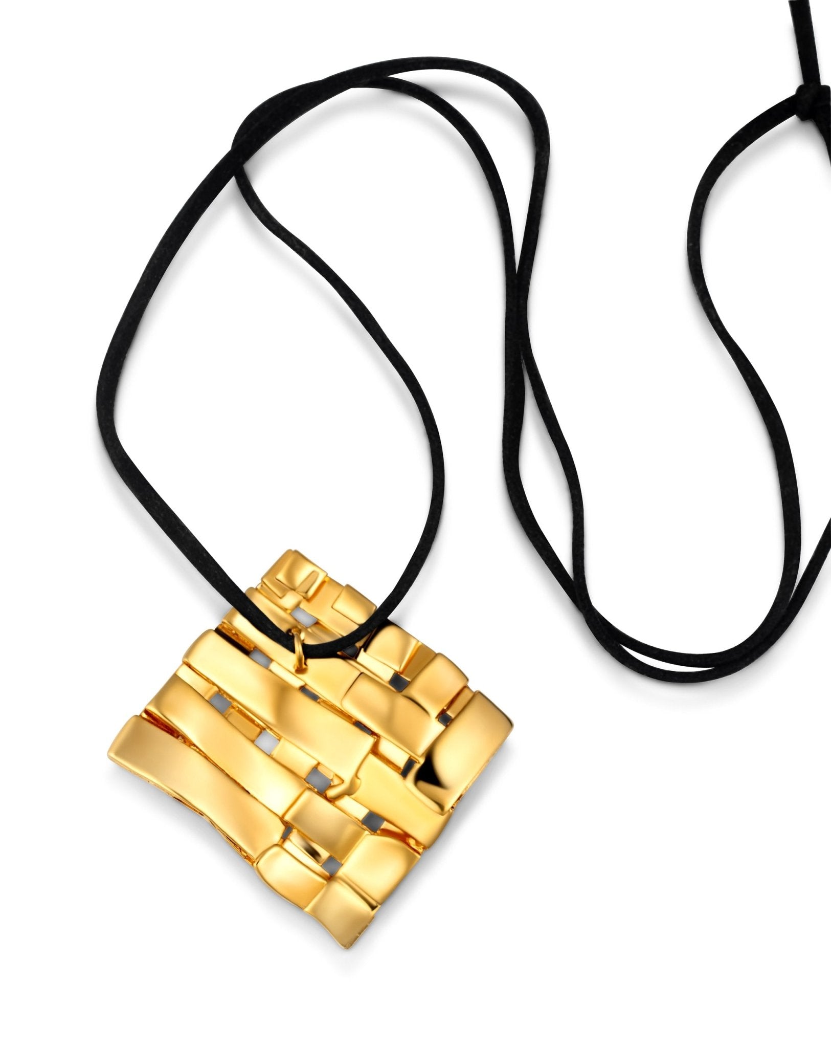 Woven Square Pendant - Christina Caruso