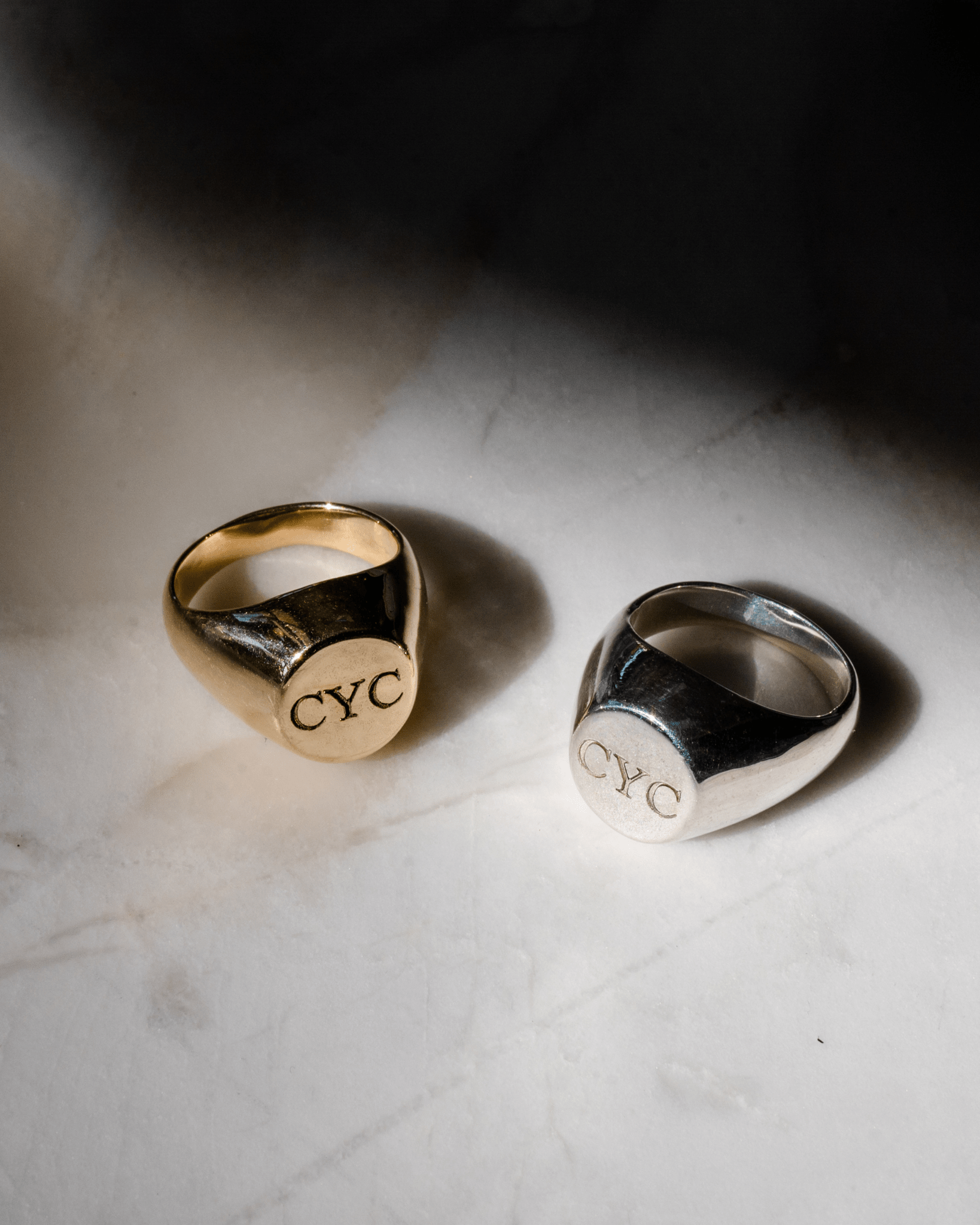 Custom Signet Ring Sterling Silver - Christina Caruso