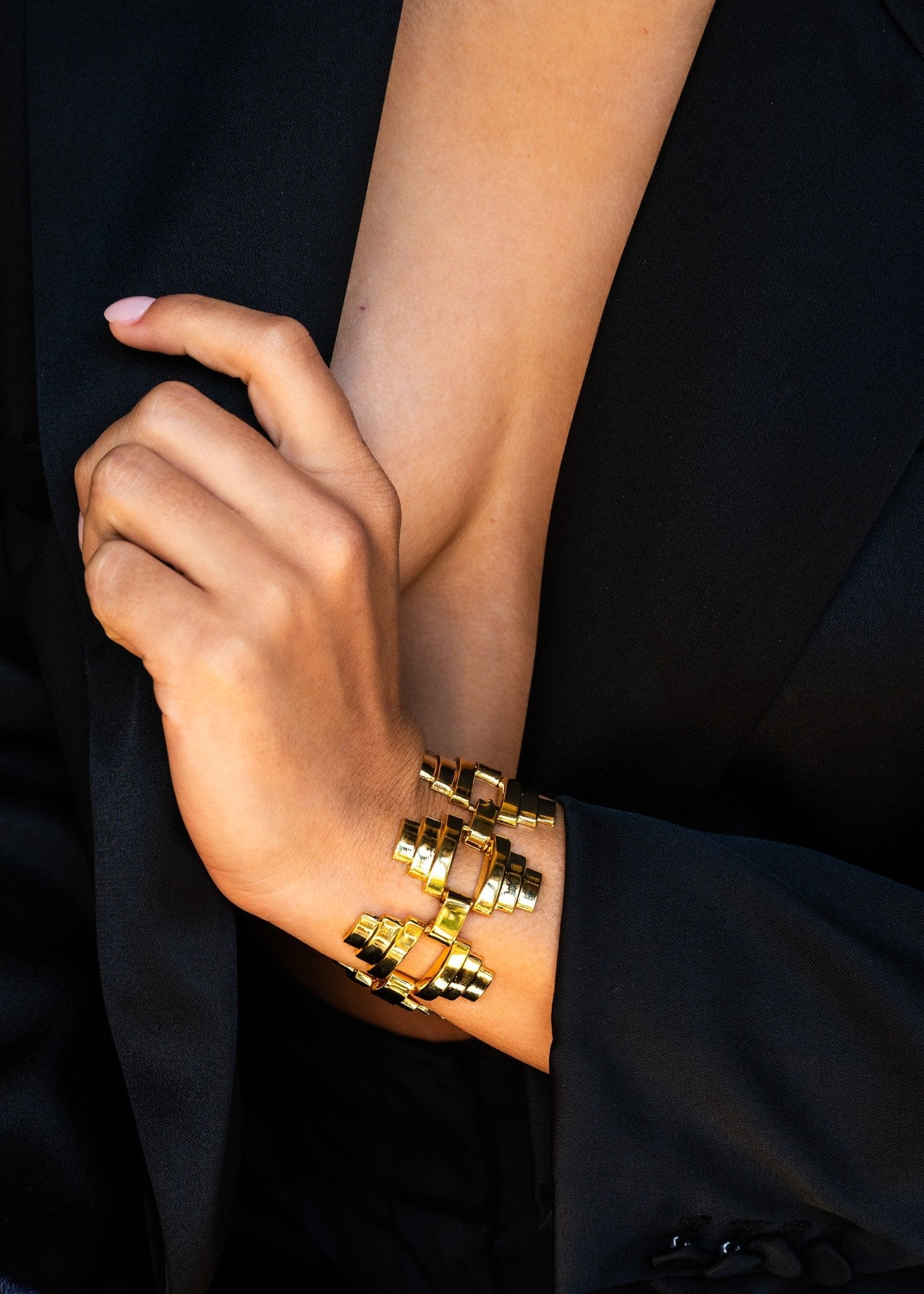 Rockefeller Bracelet Rhodium - Christina Caruso